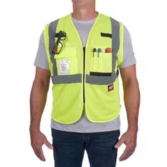 NWT Milwaukee Mesh Safety Vest - Picture 1 of 8